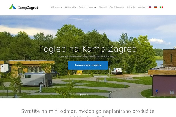 campzagreb.com site used Campzagreb