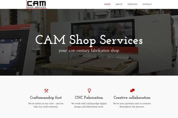 Craftsman theme site design template sample