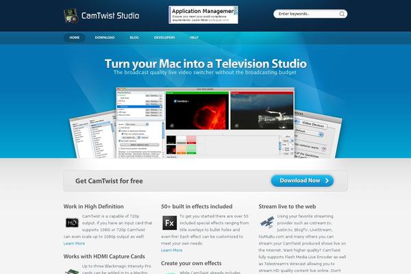 ShowTime theme site design template sample