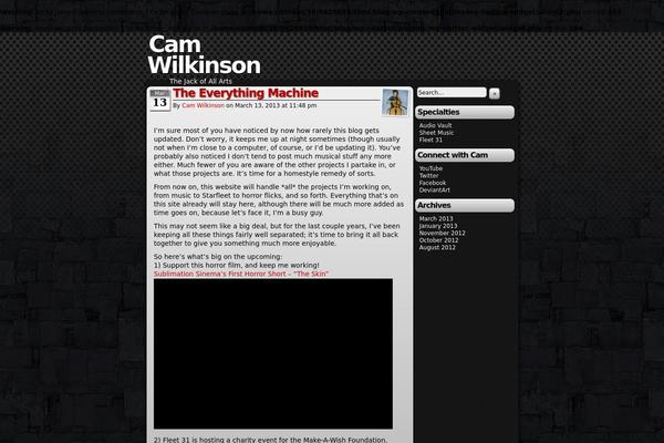 Easel theme site design template sample