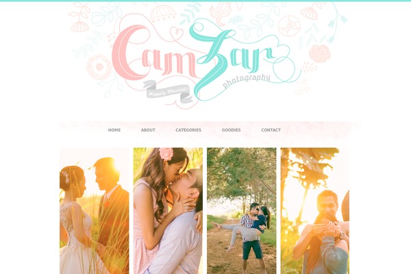 Photogridthemeres theme site design template sample