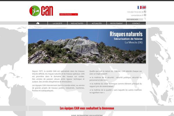 Can theme site design template sample