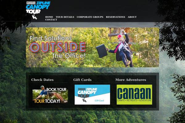 zDark theme site design template sample