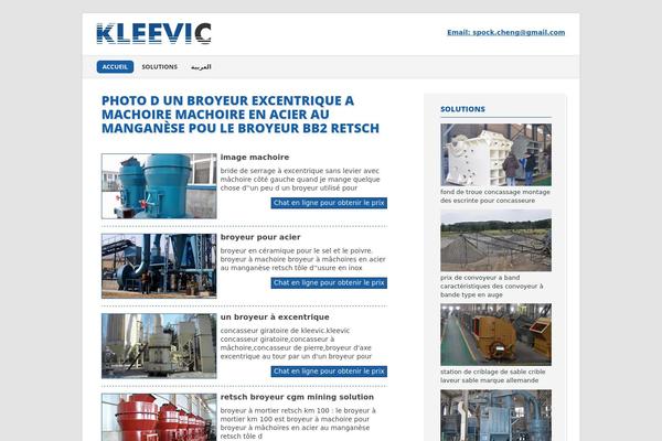 The Bizness theme site design template sample