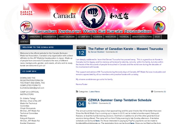 canadajkfwadokai.org site used Flexx Theme