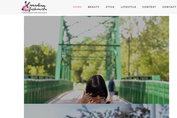 Continuum theme site design template sample