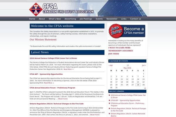 canadianfiresafety.com site used Cfsa