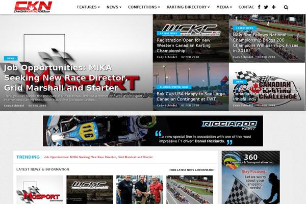 Top News theme site design template sample