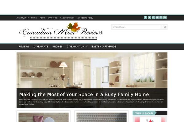 Blossom Mommy Blog theme site design template sample