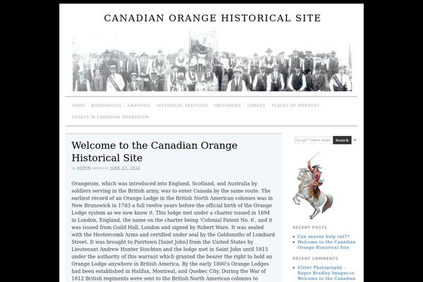 Brunelleschi theme site design template sample