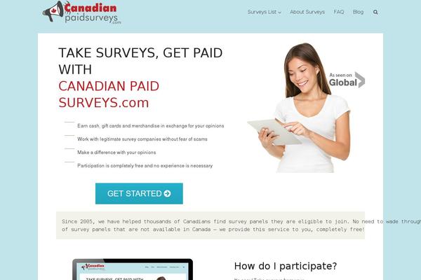 VoiceChild theme site design template sample