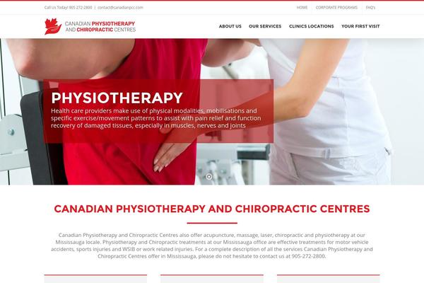 Clinical theme site design template sample