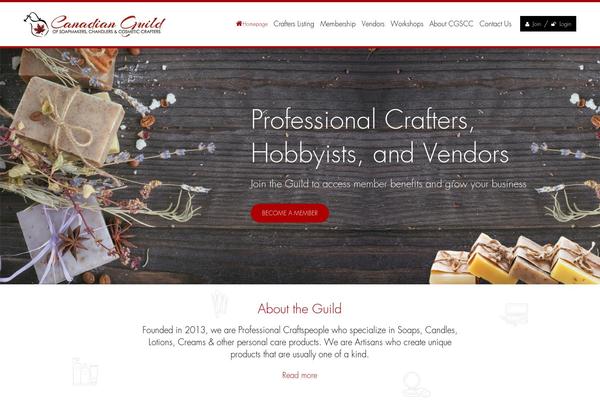 canadianprofessionalsoapmakers.com site used Canvas