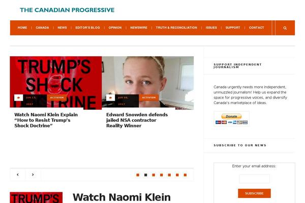 canadianprogressiveworld.com site used Mission News