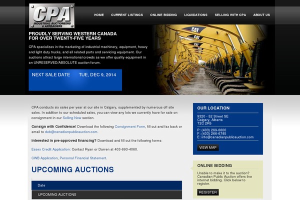 Cpa theme site design template sample
