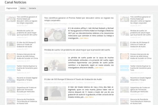 canalnoticias.com site used Webdigitaldesign