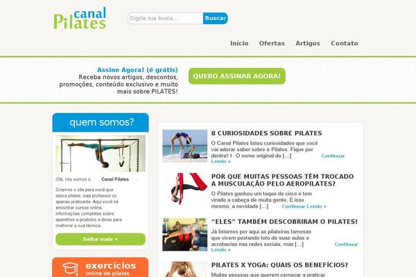 Pilates theme site design template sample