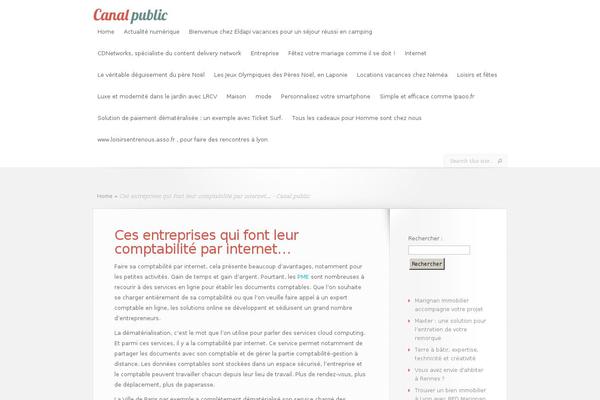 Leanbiz theme site design template sample