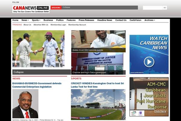 Site using Magazine3-widgets plugin