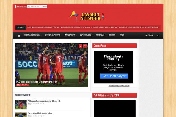 Theme Rush theme site design template sample