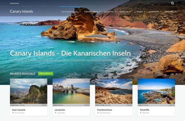 canary-islands.de site used Parallelus-go-explore-child