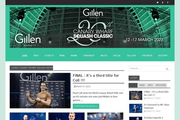 Glades theme site design template sample