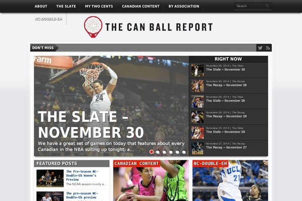 Gameday theme site design template sample