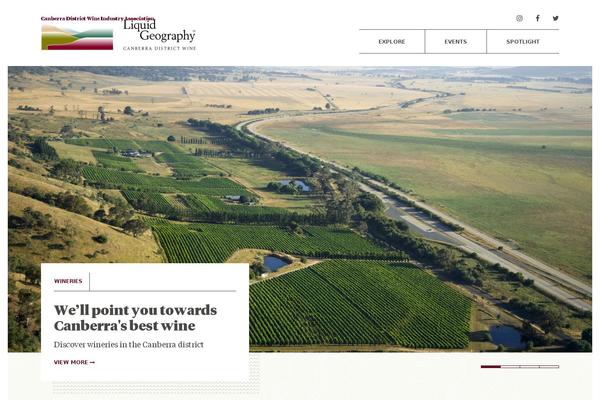 canberrawines.com.au site used Web-canberrawines