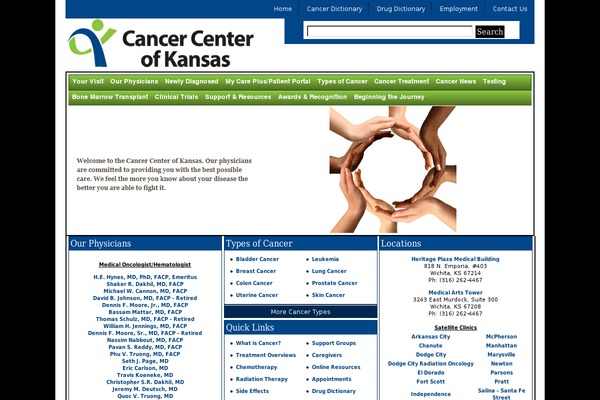 cancercenterofkansas.com site used Ccdemo-master-v5