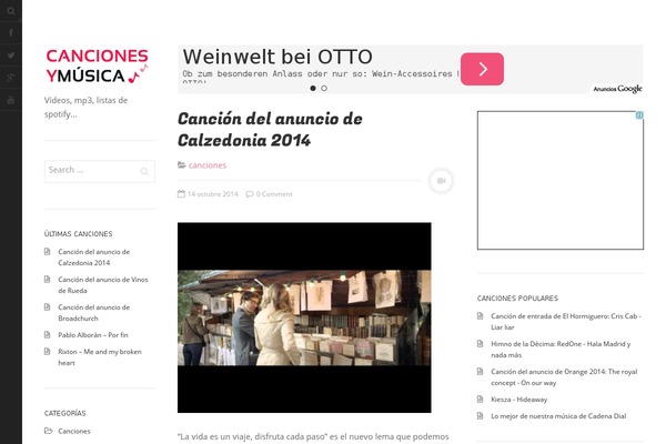 cancionesymusica.com site used DW Minion