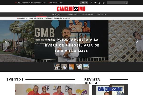 Newspaper theme site design template sample