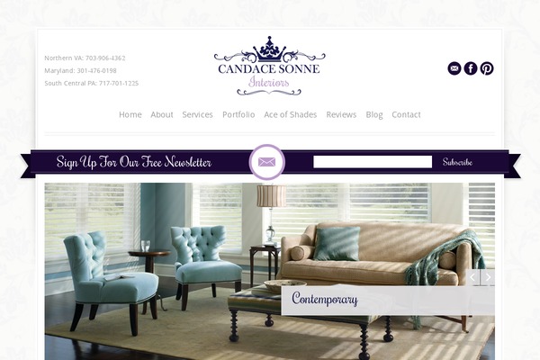 Simplicity theme site design template sample