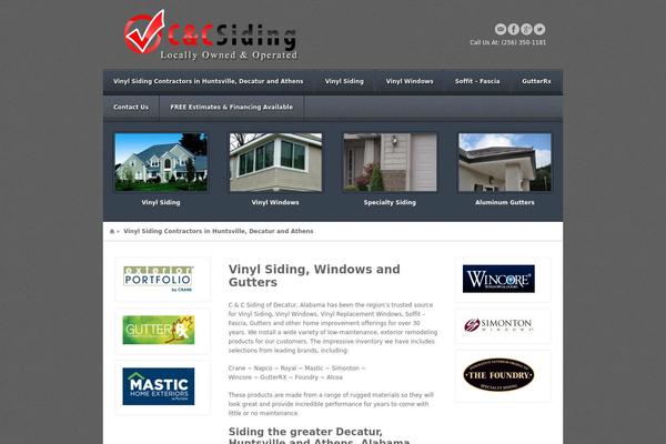 Akita theme site design template sample
