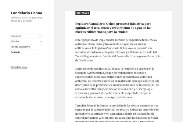 Site using Page-builder plugin