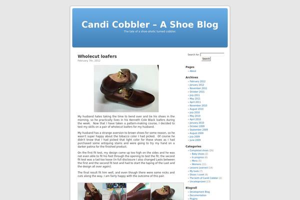 Default theme site design template sample