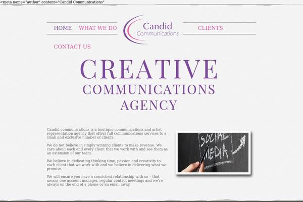 Vintage Immersed theme site design template sample
