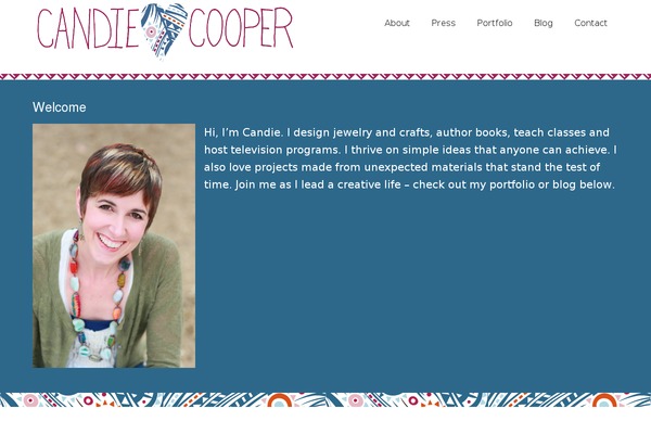 Modern Portfolio theme site design template sample