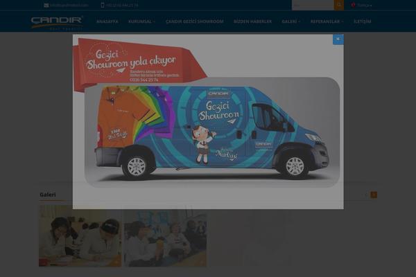 candirtekstil.com site used Kids Zone