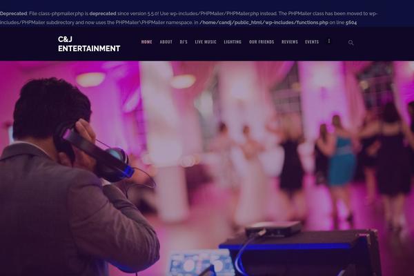 candjentertainment.com site used Dj-rainflow_v1.1