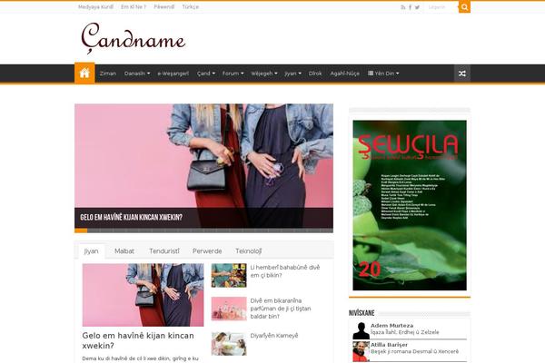 Sahifa Child theme site design template sample