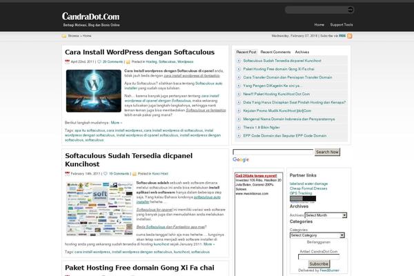 Statement theme site design template sample
