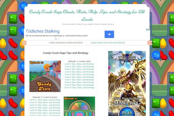 Sugar and Spice theme site design template sample