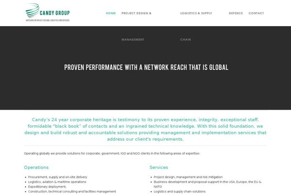 Durus theme site design template sample