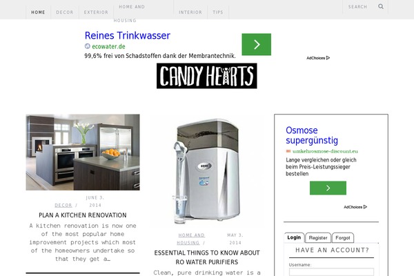 Simplemag theme site design template sample