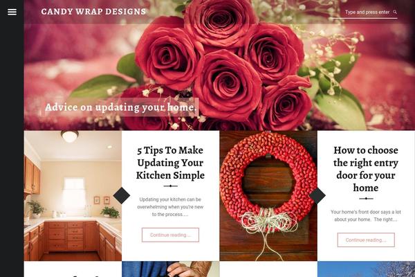 Receptar theme site design template sample