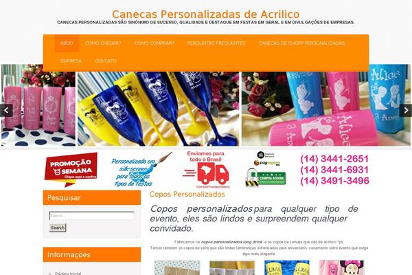 canecasdechopppersonalizadas.biz site used SKT Wedding Lite
