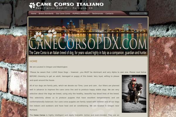 Evening Shade theme site design template sample