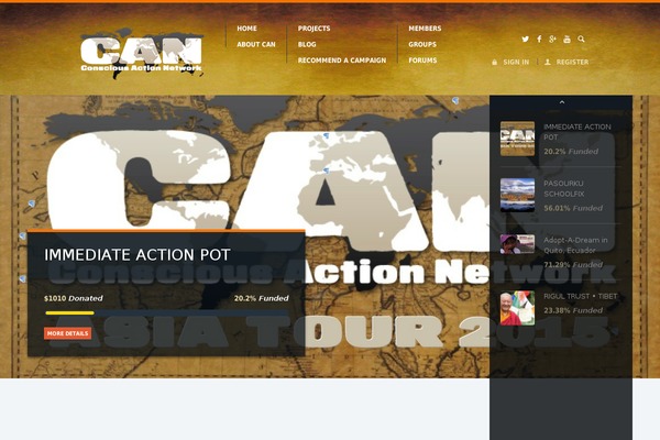 Site using BuddyPress Social plugin