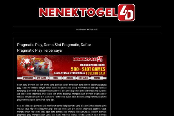 MinimalistBlogger theme site design template sample