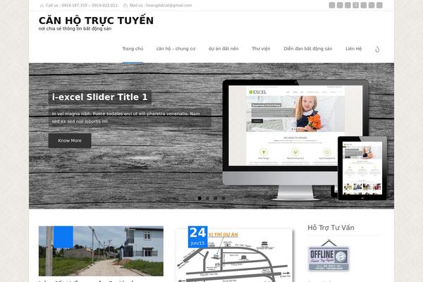 i-excel theme site design template sample